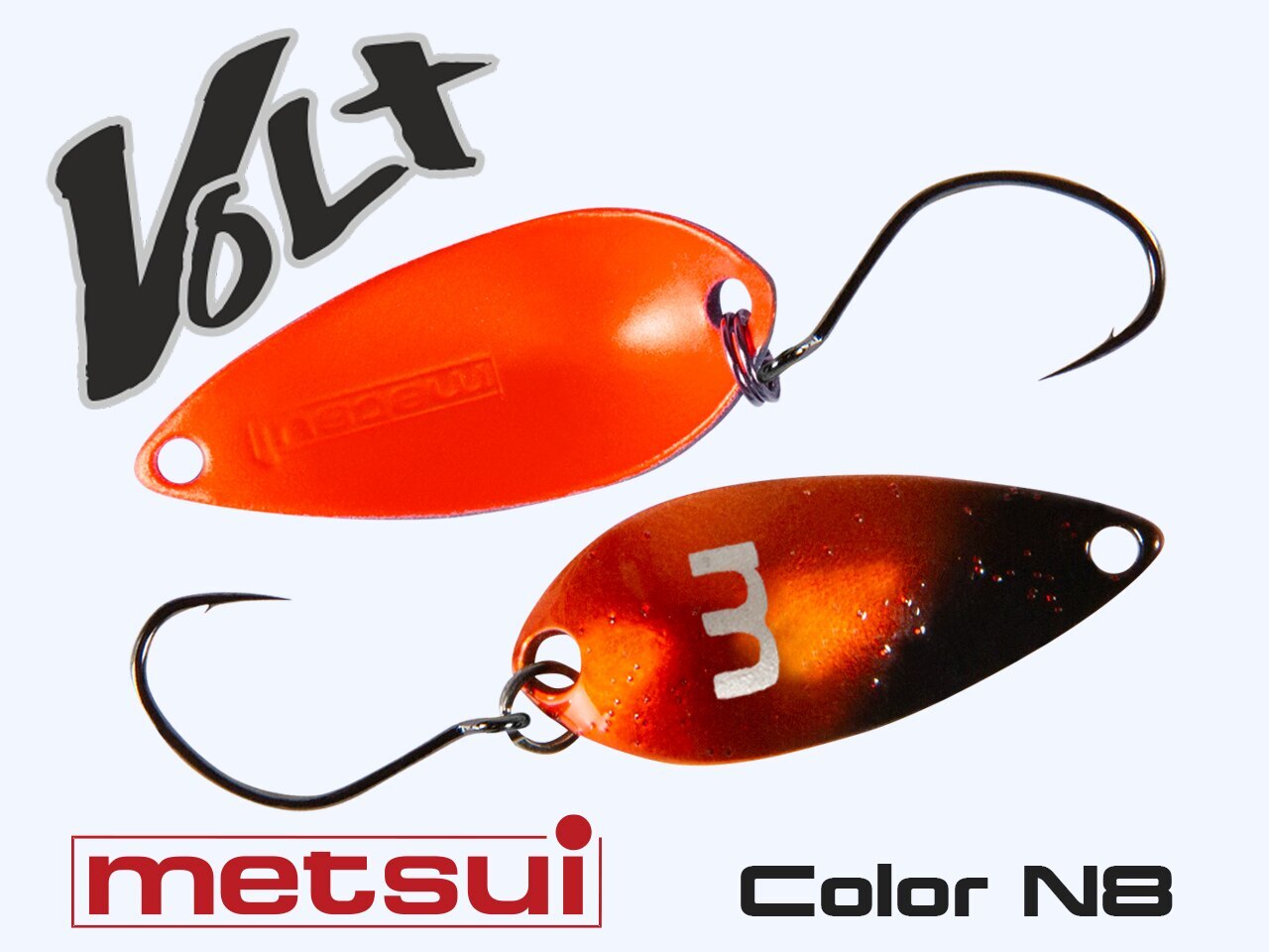 фото Колеблющаяся блесна metsui volt 2.6 g по 5 шт, n8