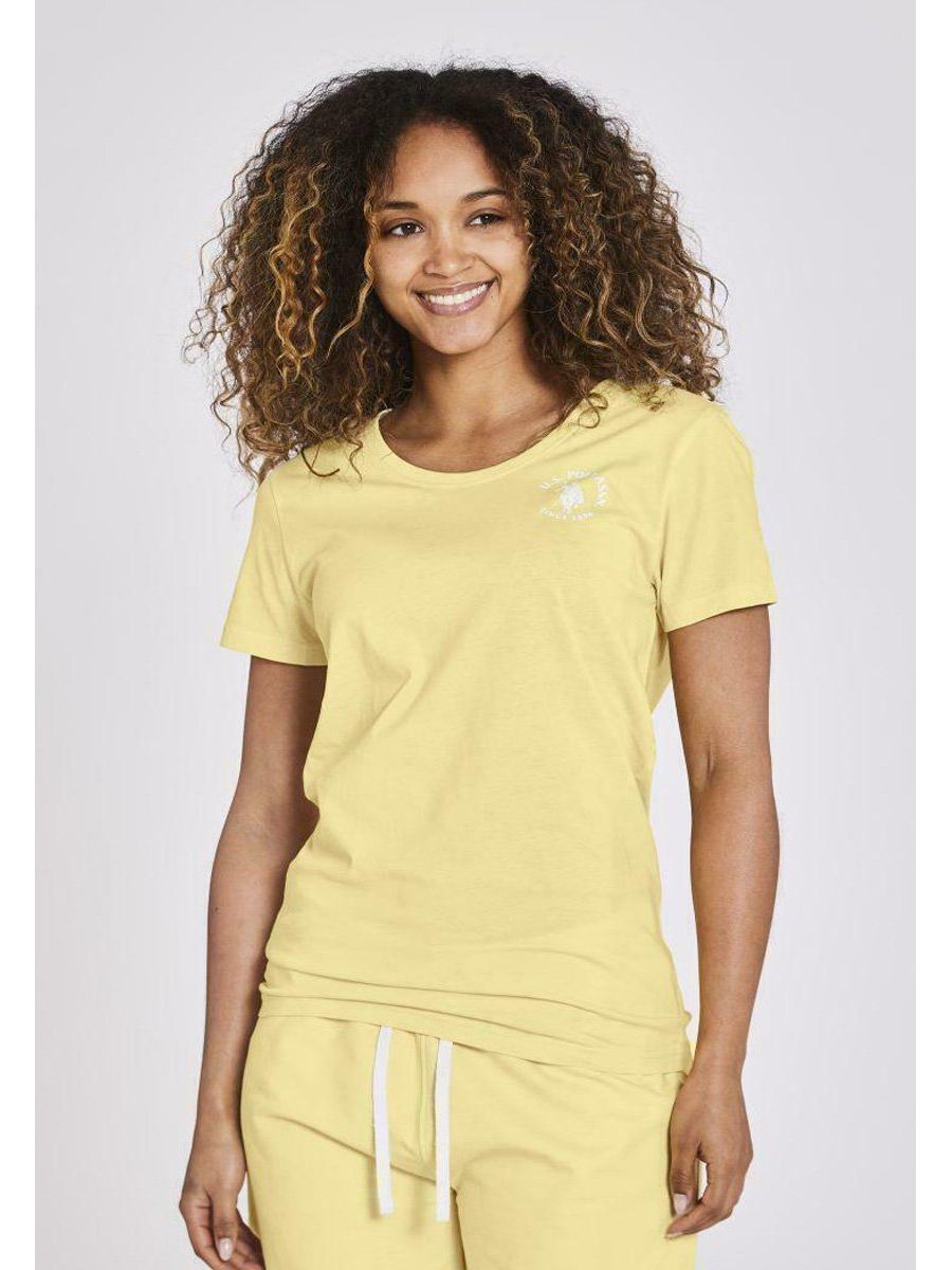 

Футболка женская U.S. POLO Assn. US221D00Q желтая 2XS, Желтый, US221D00Q