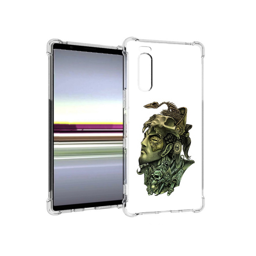 

Чехол MyPads Tocco для Sony Xperia 5 бронзовый воин (PT139963.234.248), Прозрачный, Tocco