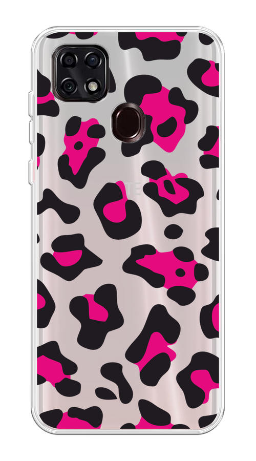 

Чехол на ZTE Blade 20 Smart "Pink cow spots", Черный;розовый, 133550-1