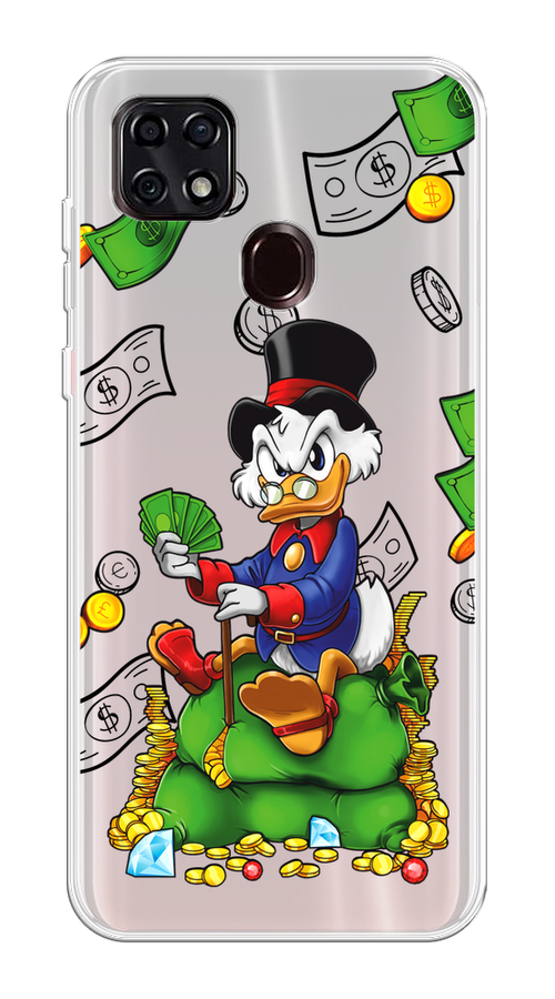 

Чехол на ZTE Blade 20 Smart "Scrooge Richness", Черный;синий;зеленый, 133550-1