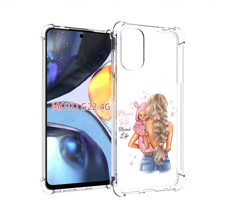 

Чехол MyPads Mama-wibe для Motorola Moto G22 4G, Прозрачный, Tocco