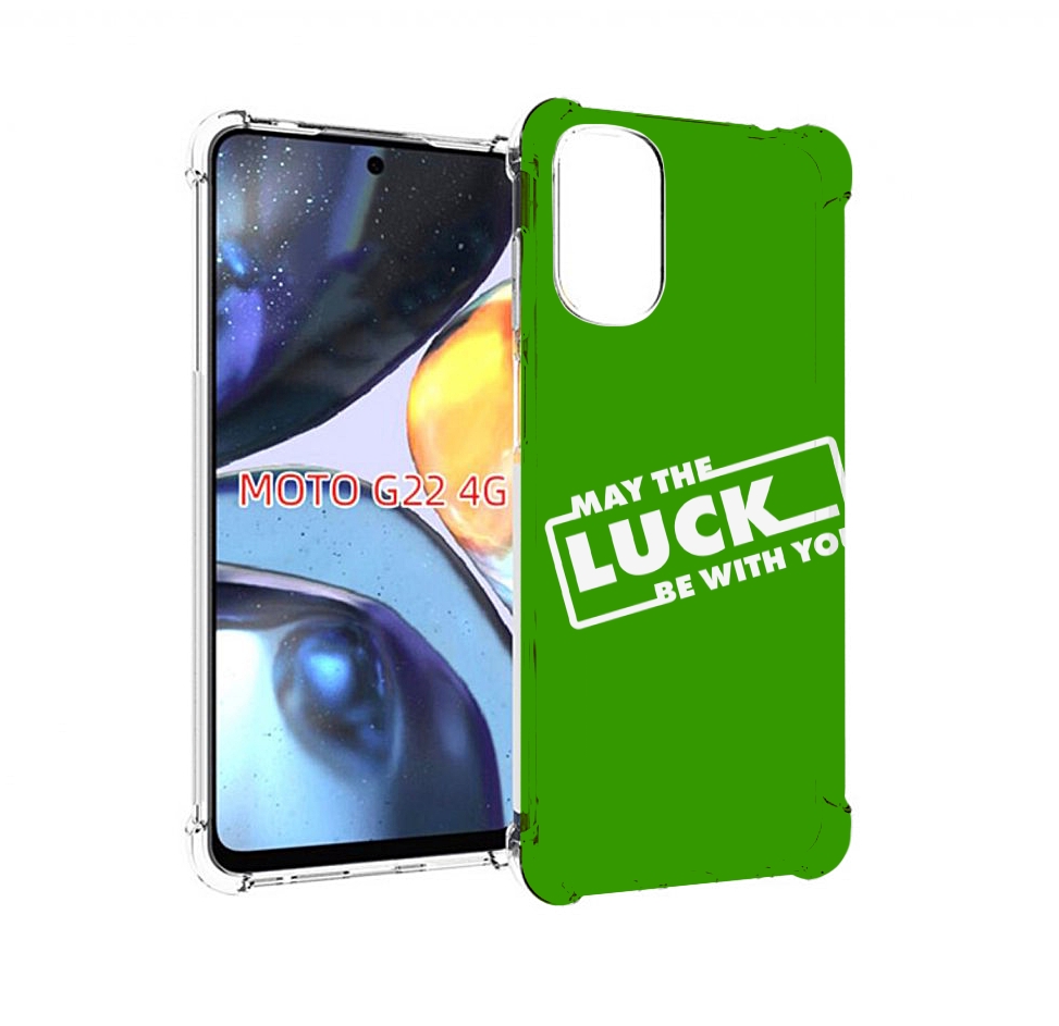 

Чехол MyPads Luck green для Motorola Moto G22 4G, Прозрачный, Tocco