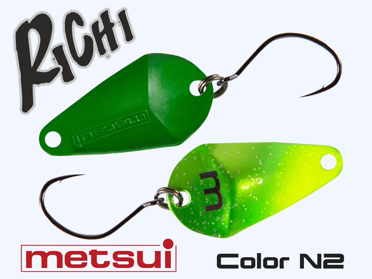 фото Колеблющаяся блесна metsui richi 1.8 g по 5 шт, n2