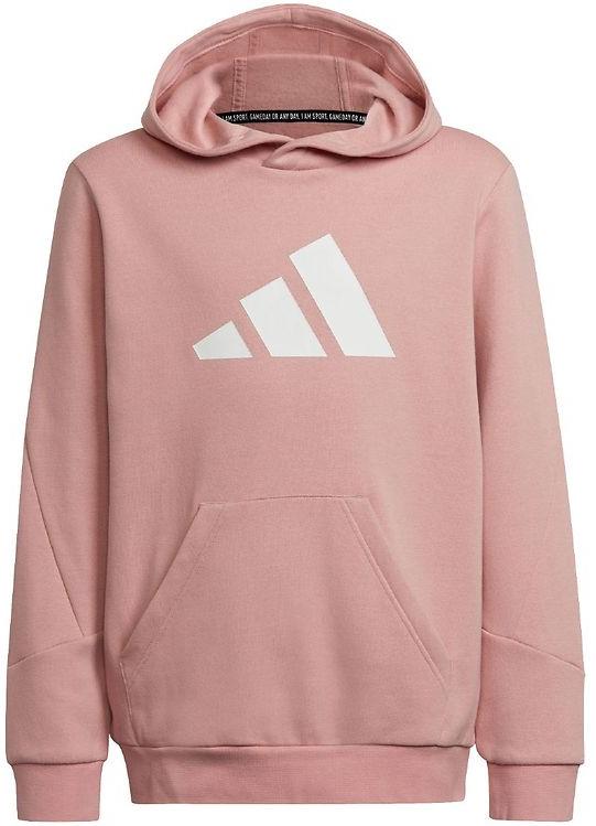 

Толстовка детская Adidas U 3 Bar Fl цв. розовый р. 140, Бежевый, HE1923