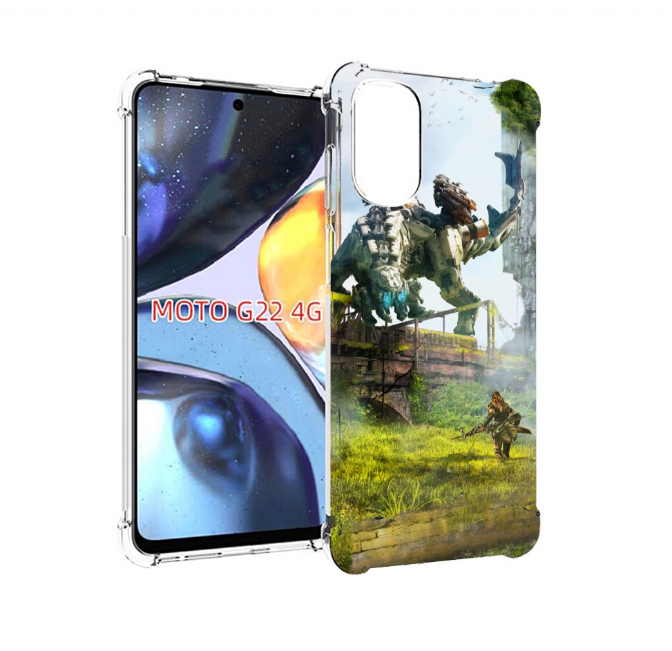 

Чехол MyPads Horizon Zero Dawn для Motorola Moto G22 4G, Прозрачный, Tocco