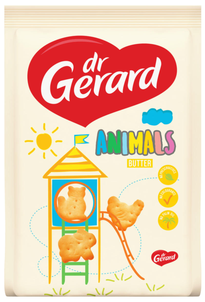 Печенье Dr Gerard Animals масляное 150 г