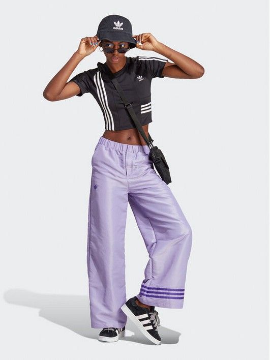 

Спортивные брюки женские Adidas 301813385 фиолетовые L (доставка из-за рубежа), Фиолетовый, 0000301813385