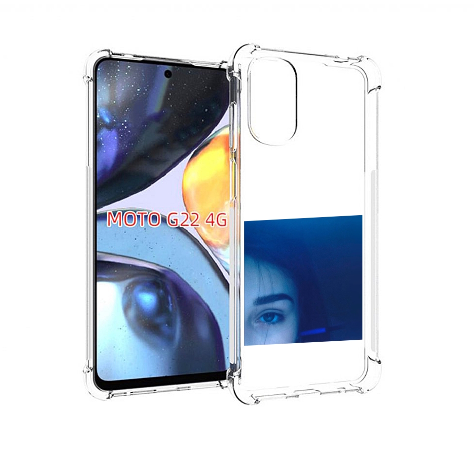 

Чехол MyPads Hate Love face для Motorola Moto G22 4G, Прозрачный, Tocco
