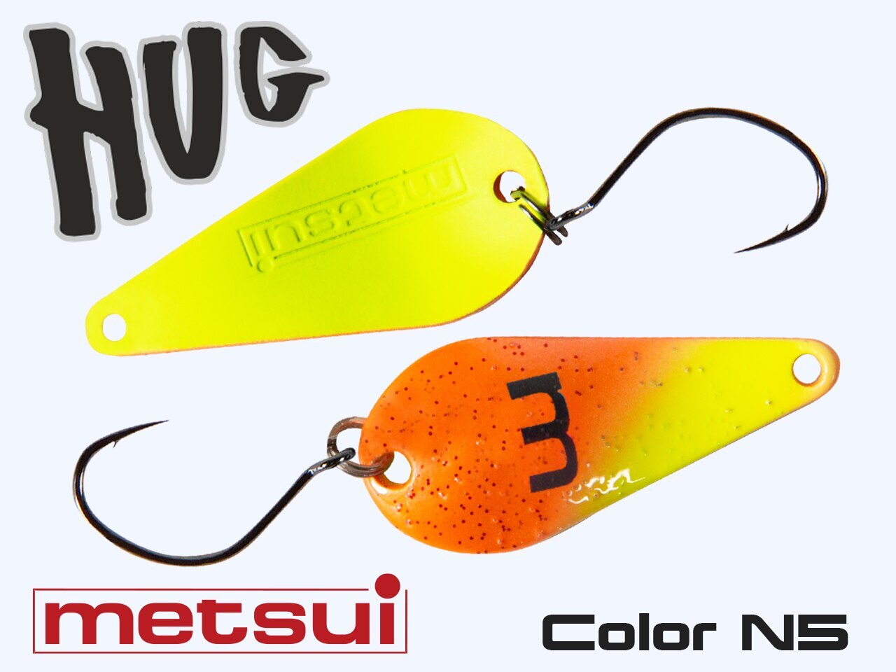 фото Колеблющаяся блесна metsui hug 4.2 g по 5 шт, n5