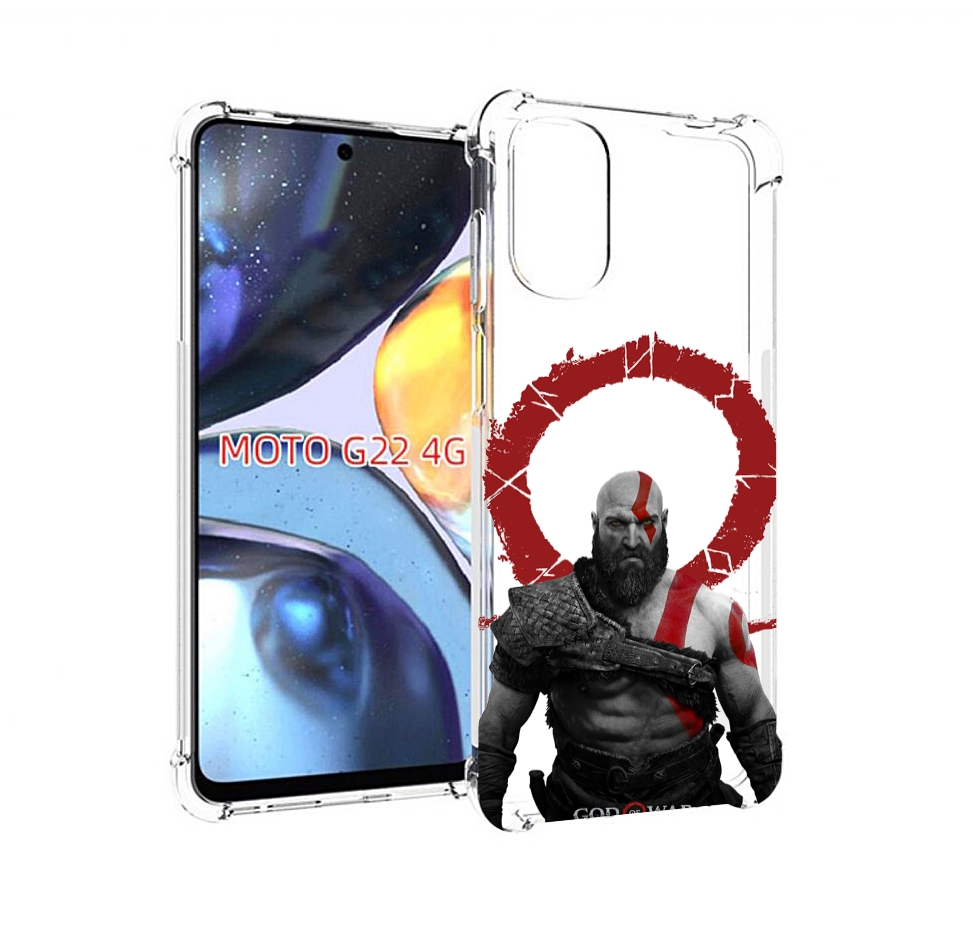

Чехол MyPads God-of-War для Motorola Moto G22 4G, Прозрачный, Tocco