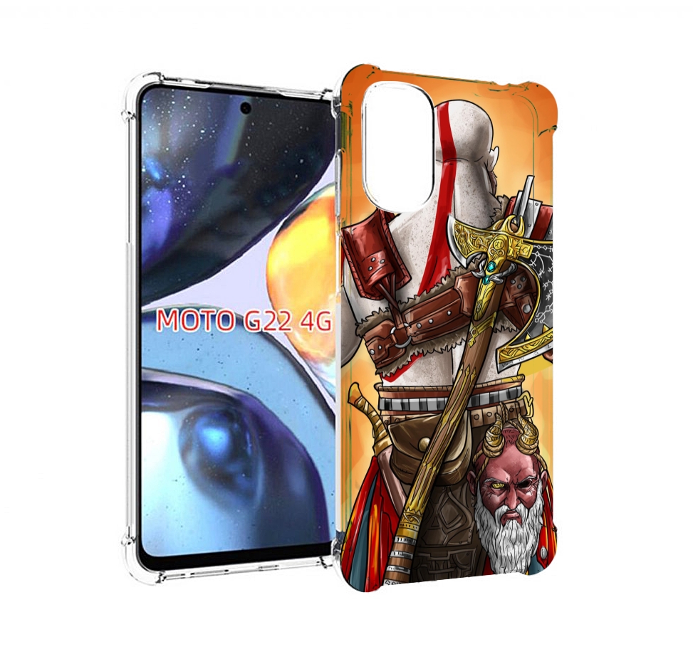 

Чехол MyPads God of War для Motorola Moto G22 4G, Прозрачный, Tocco