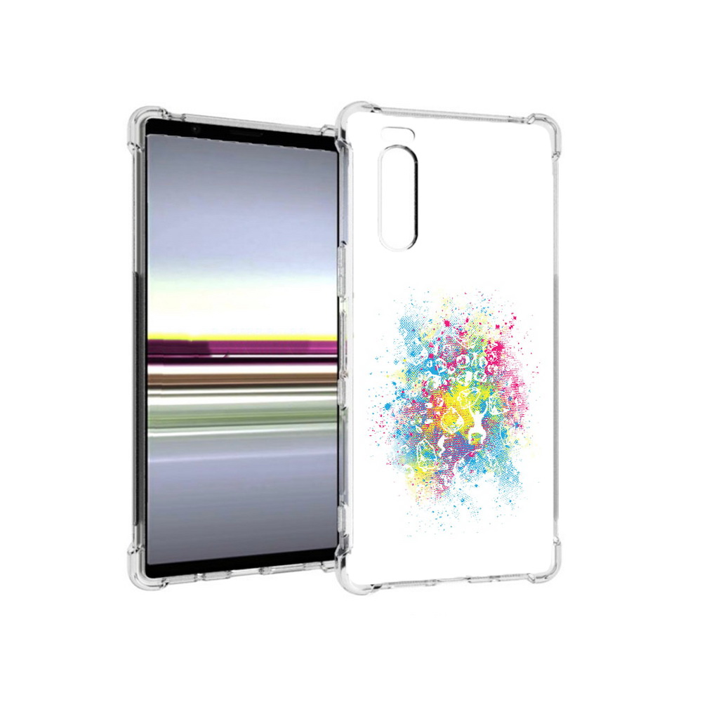

Чехол MyPads Tocco для Sony Xperia 5 акварель абстракция (PT139963.234.214), Прозрачный, Tocco
