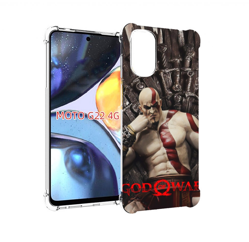 

Чехол MyPads God of War Кратос для Motorola Moto G22 4G, Прозрачный, Tocco