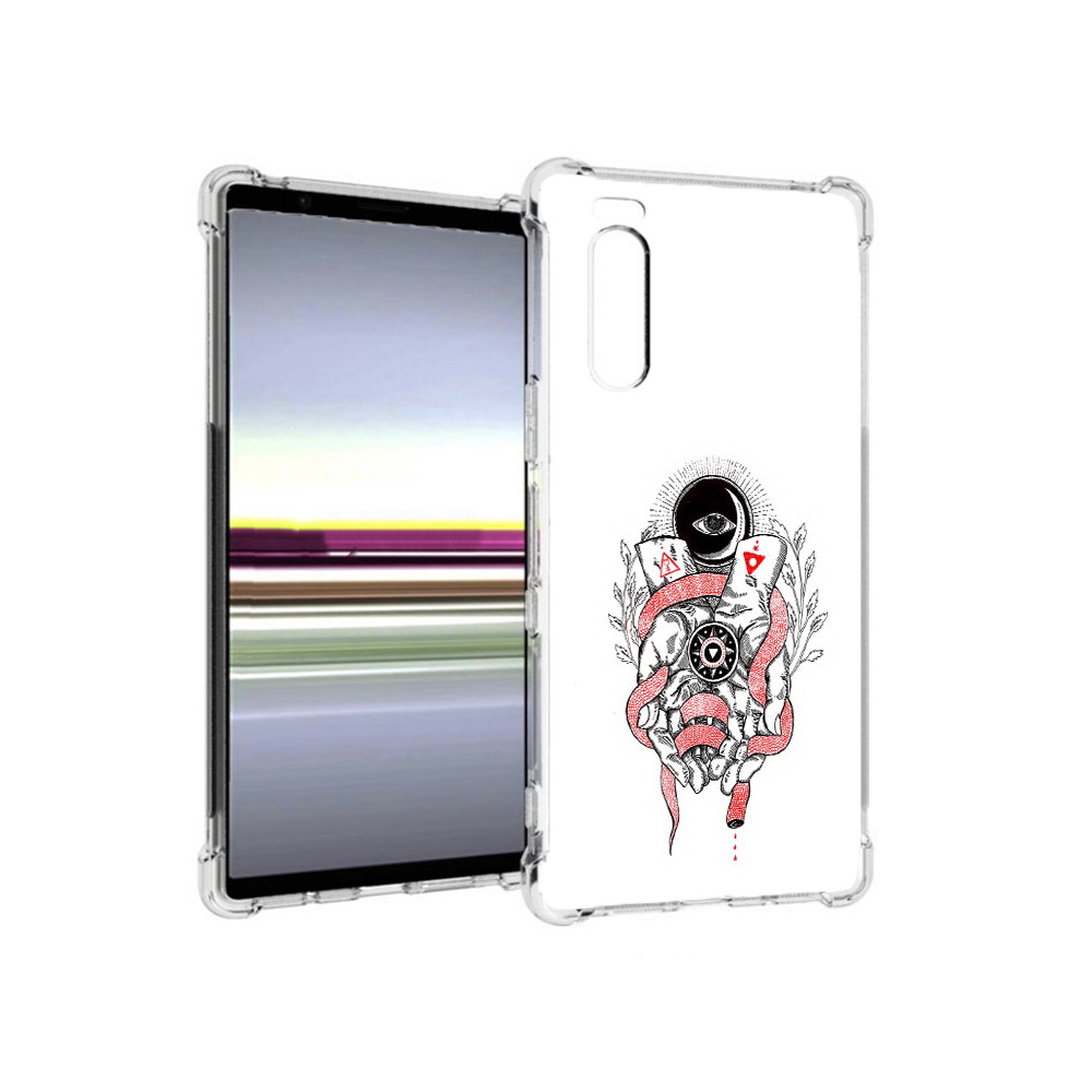 

Чехол MyPads Tocco для Sony Xperia 5 абстрация связанные руки (PT139963.234.213), Прозрачный, Tocco
