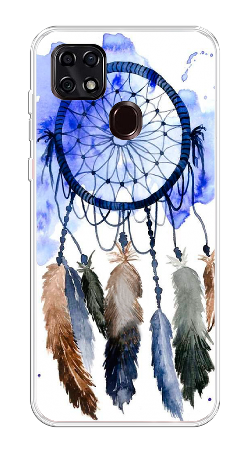 

Чехол на ZTE Blade 20 Smart "Ловец снов 1", Коричневый;синий, 133550-1