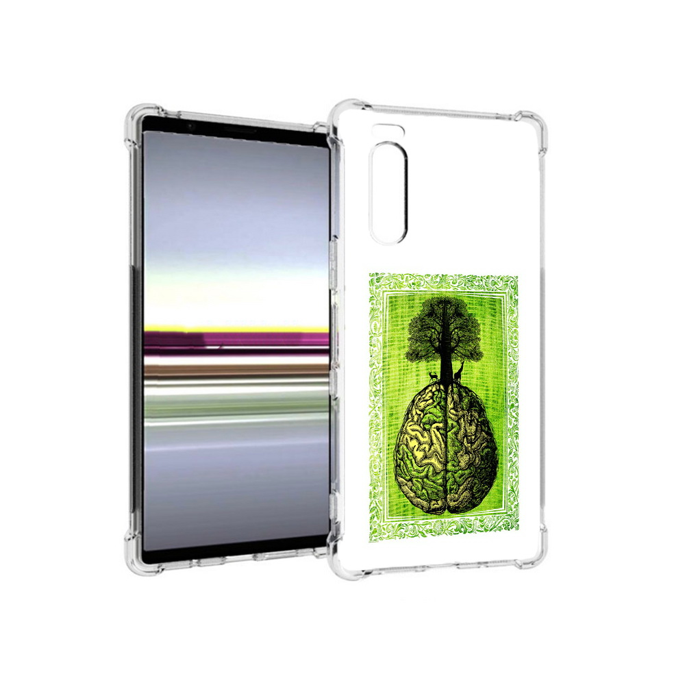 

Чехол MyPads Tocco для Sony Xperia 5 абстракция здоровый мозг (PT139963.234.211), Прозрачный, Tocco