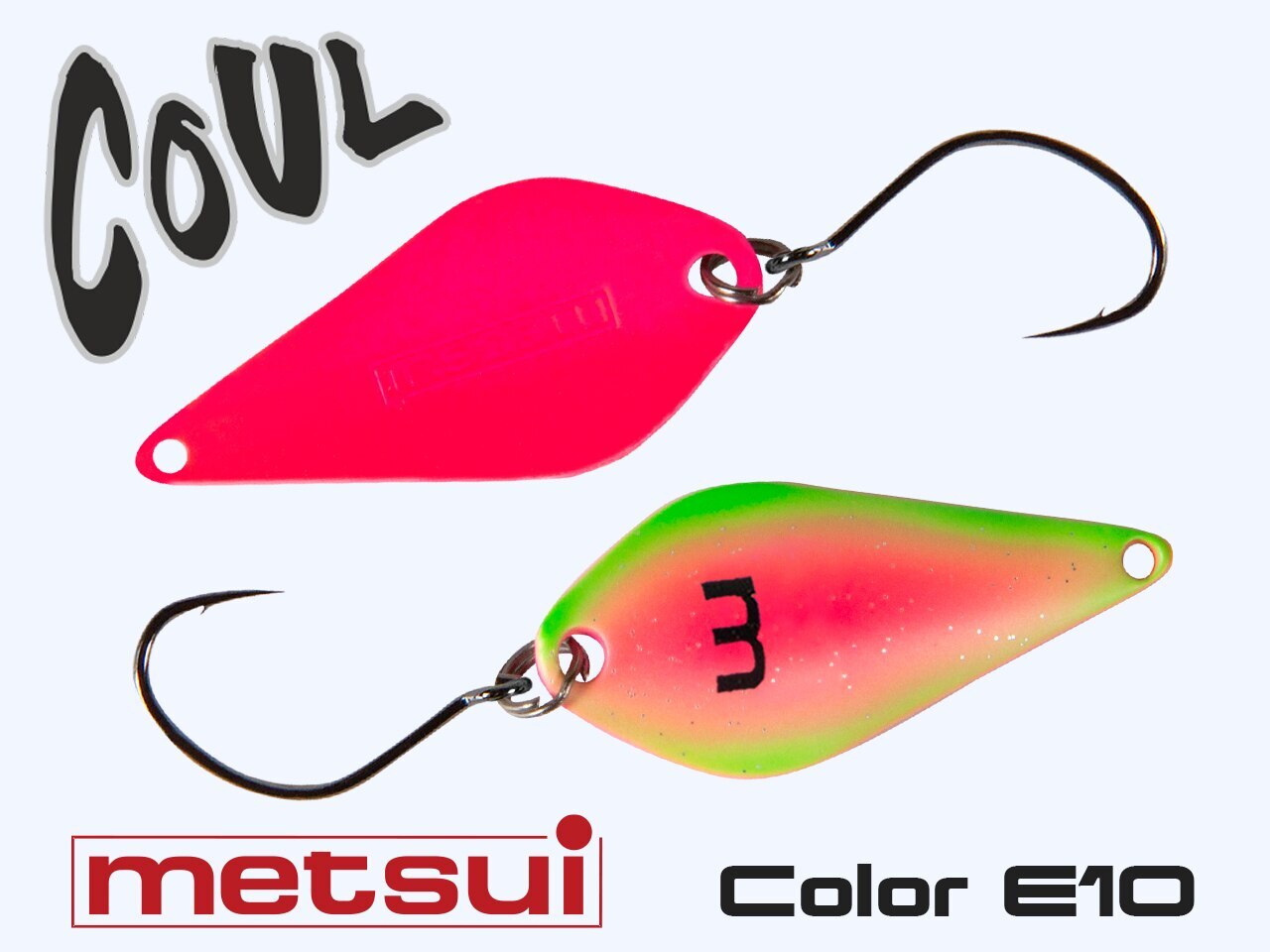 фото Колеблющаяся блесна metsui coul 3.1 g по 5 шт, e10