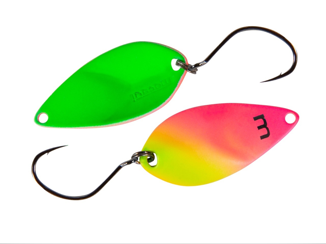 

Колеблющаяся блесна METSUI CLARK по 5 шт, U2, 3,3 гр, Розовый;зеленый;желтый, Clark