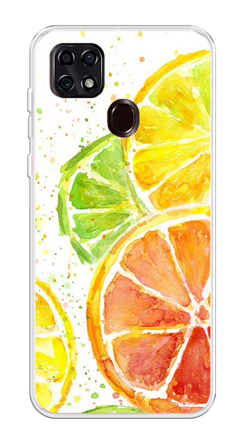 

Чехол на ZTE Blade 20 Smart "Цитрусовые", Белый;желтый;красный;зеленый, 133550-1