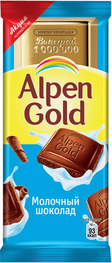 фото Шоколад alpen gold молочный 90 г