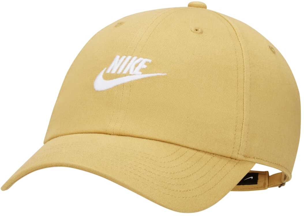 Бейсболка унисекс Nike U NSW H86 CAP FUTURA WASHED желтая, one size