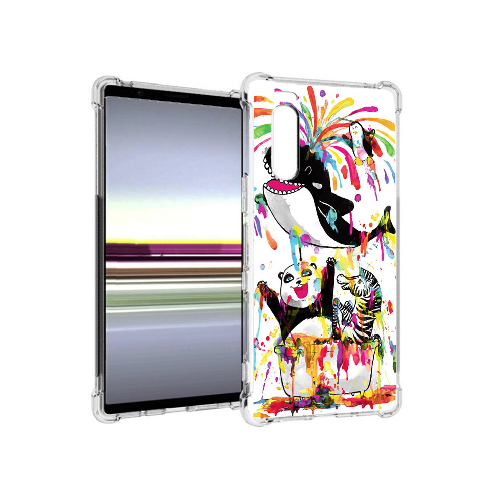 

Чехол MyPads Tocco для Sony Xperia 5 Хиппи кит (PT139963.234.191), Прозрачный, Tocco