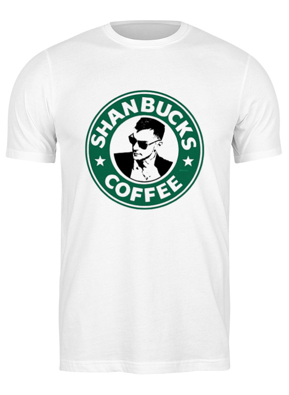 

Футболка мужская Printio Shanbucks coffee белая S, Белый, Shanbucks coffee
