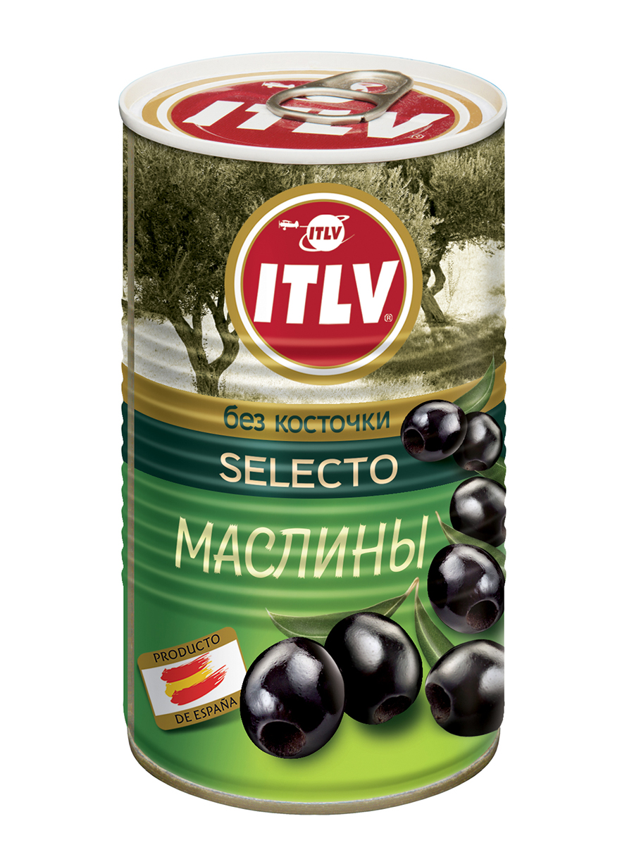 фото Маслины itlv без косточки selecto 425 мл