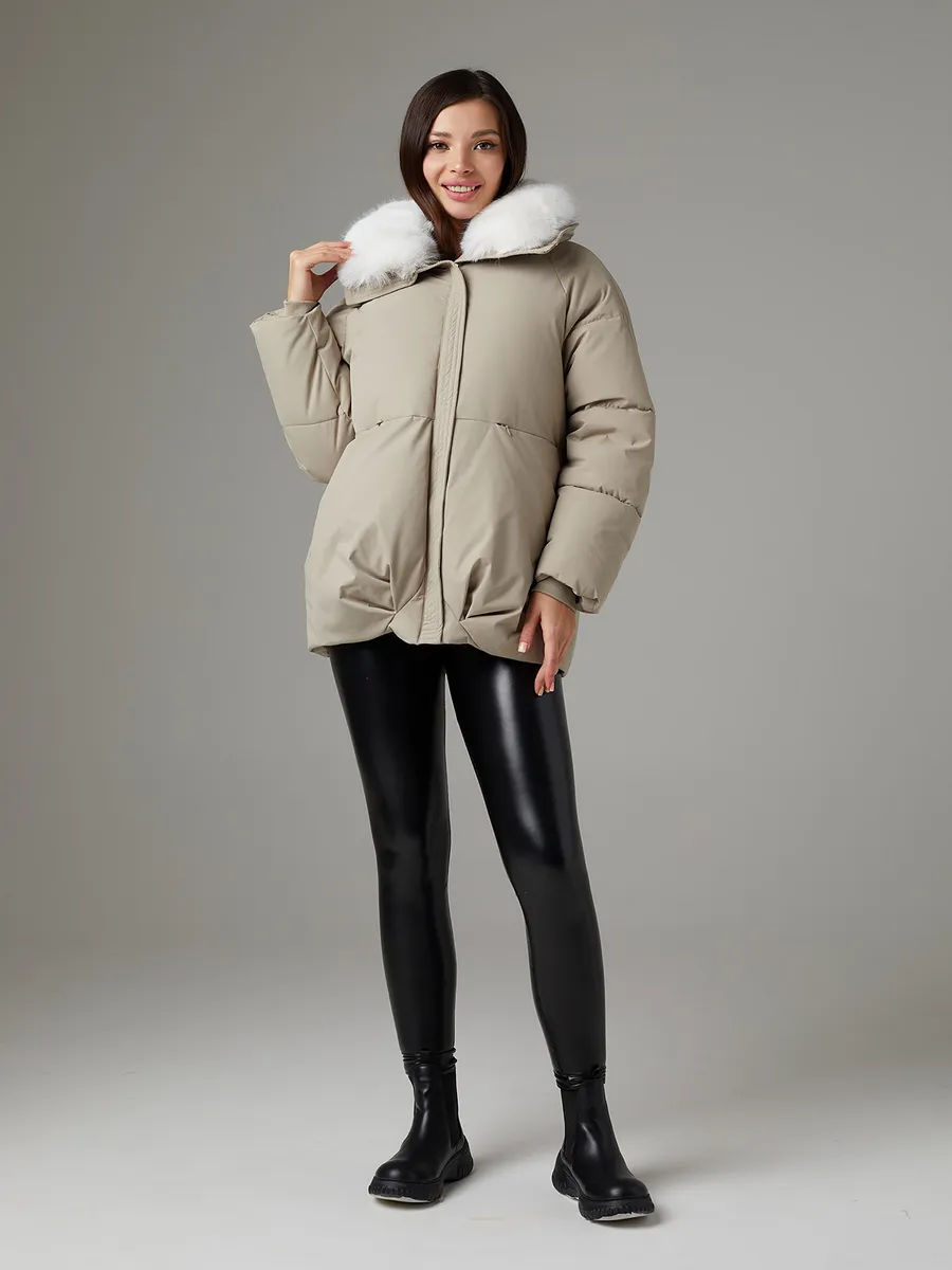 

Куртка женская SAMI FASHION 2326 серая L, Серый, 2326