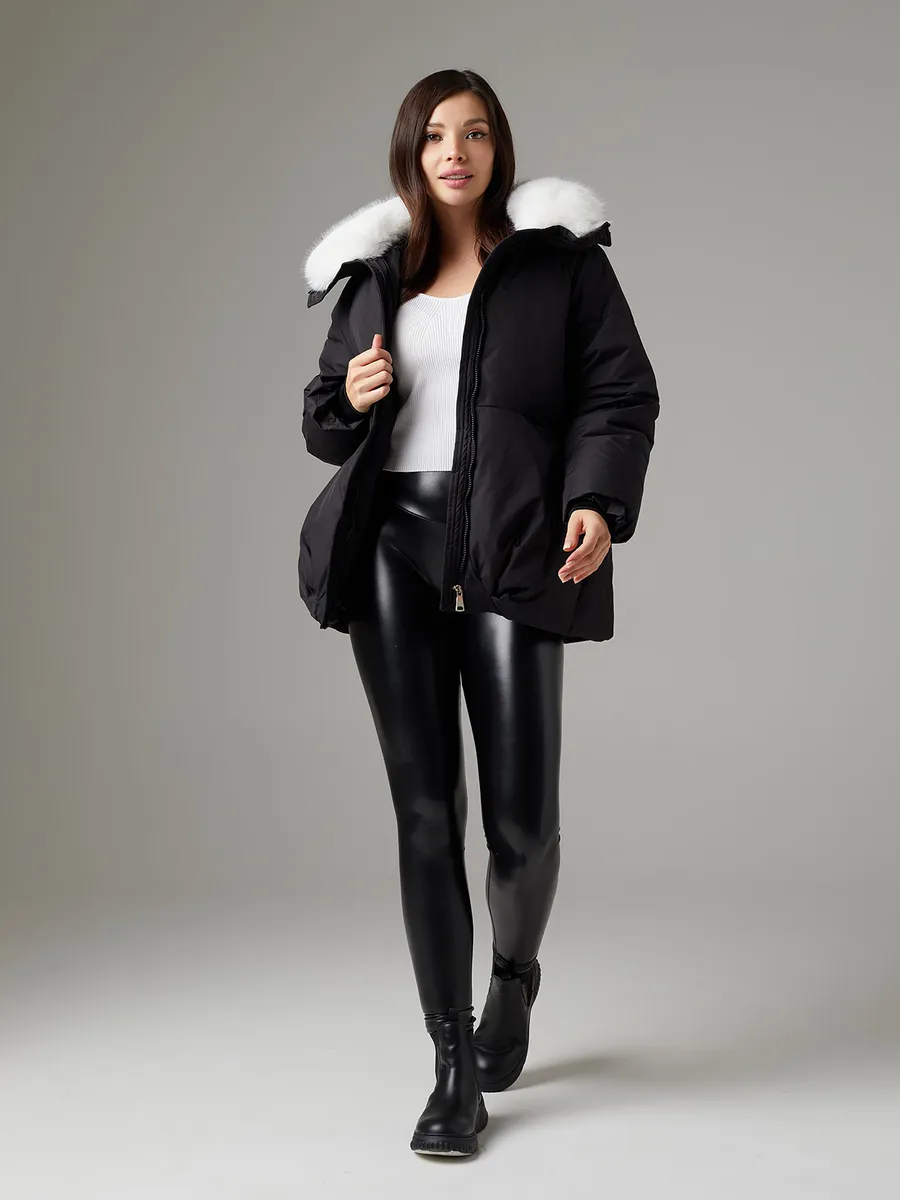 

Куртка женская SAMI FASHION 2326 черная L, Черный, 2326