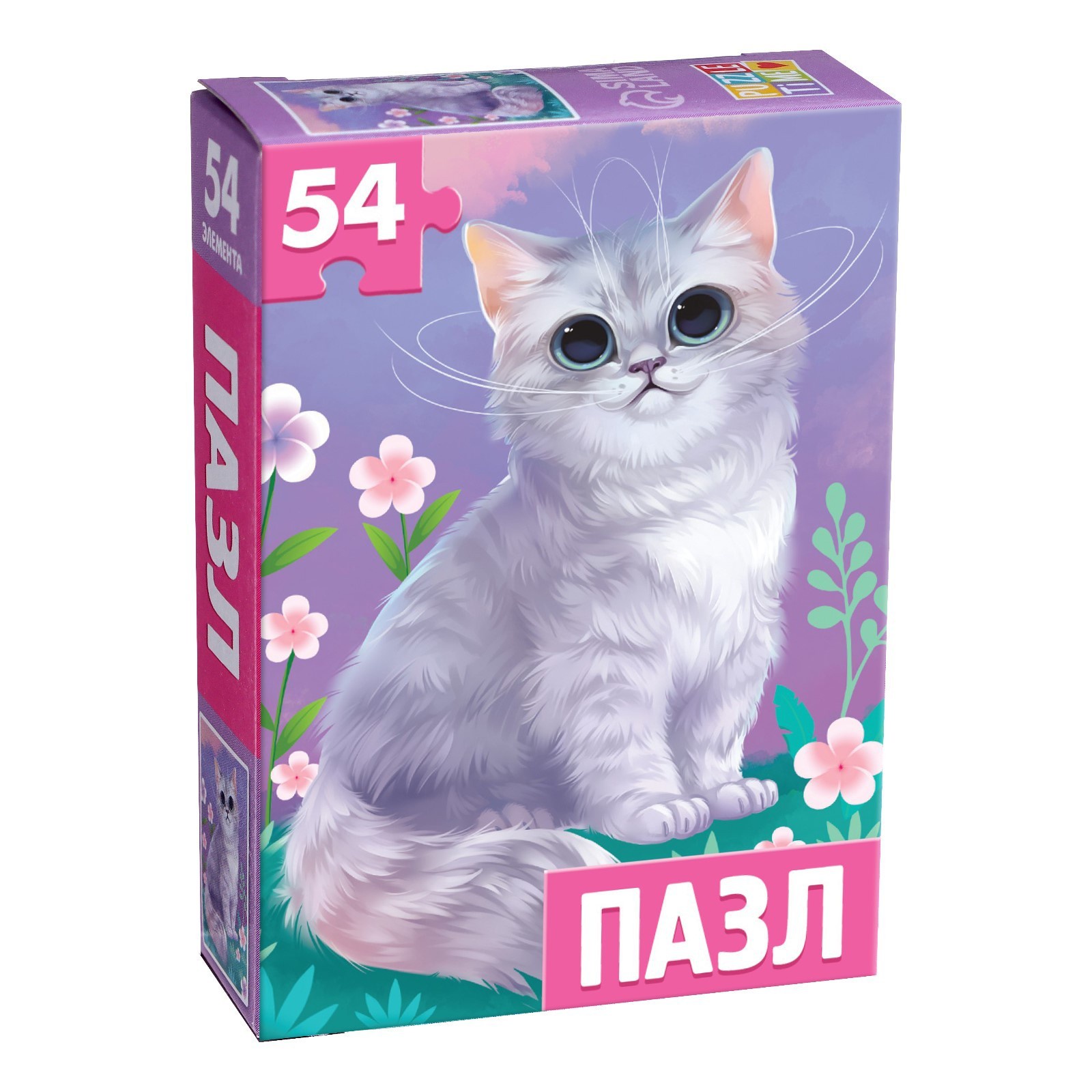 

Пазл детский Puzzle Time «Милый котик», 54 элемента