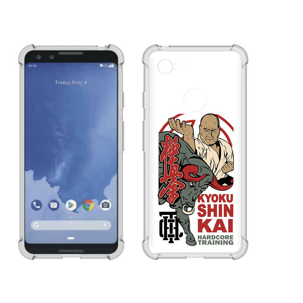 

Чехол MyPads Tocco для Google Pixel 3 единоборства рисунок, Прозрачный, Tocco