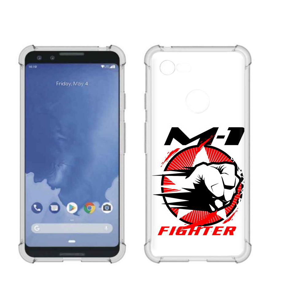 

Чехол MyPads Tocco для Google Pixel 3 единоборства М-1, Прозрачный, Tocco