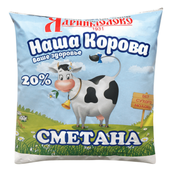 

Сметана Наша корова 20%, 450 г