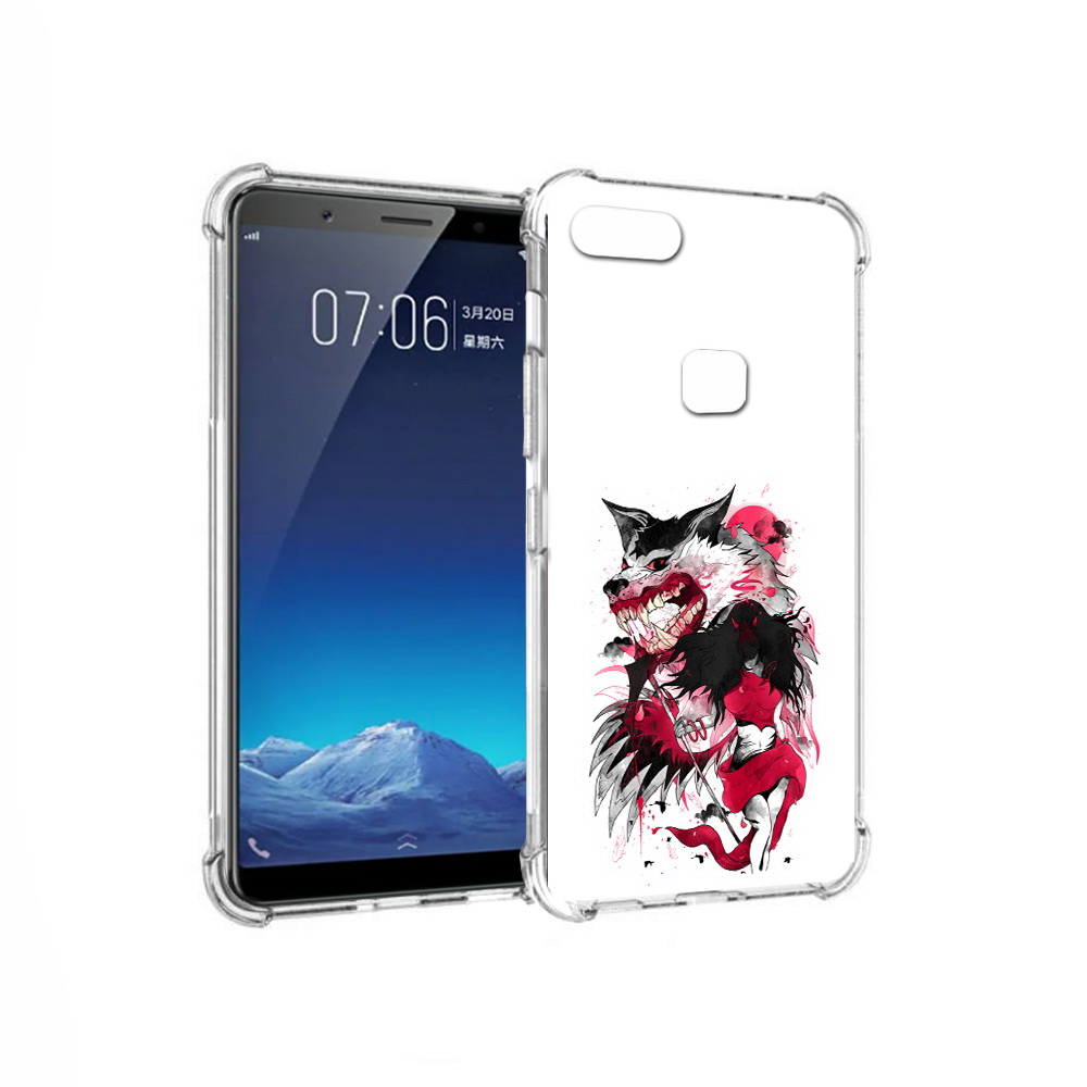 

Чехол MyPads Tocco для Vivo X20 красная шапочка (PT108350.433.410), Прозрачный, Tocco