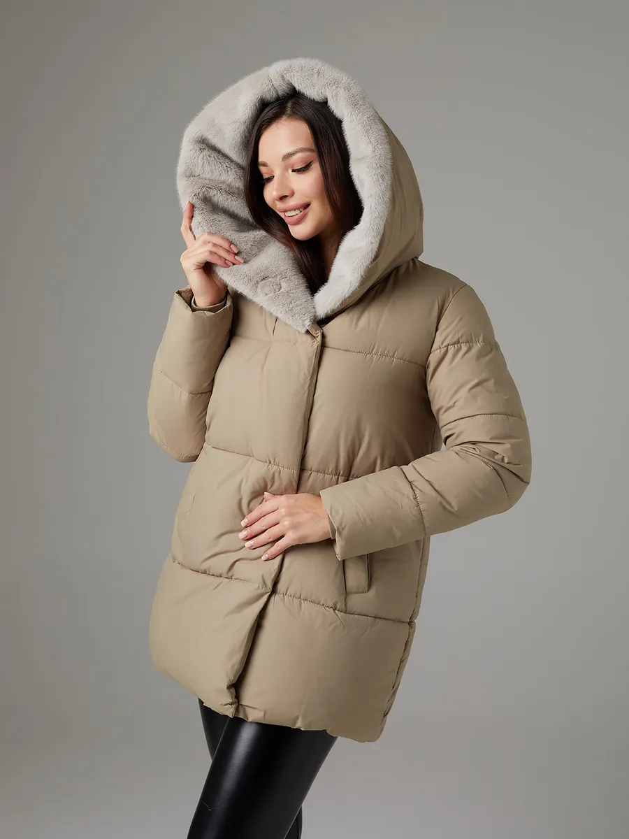 

Куртка женская SAMI FASHION BK-351 бежевая L, Бежевый, BK-351