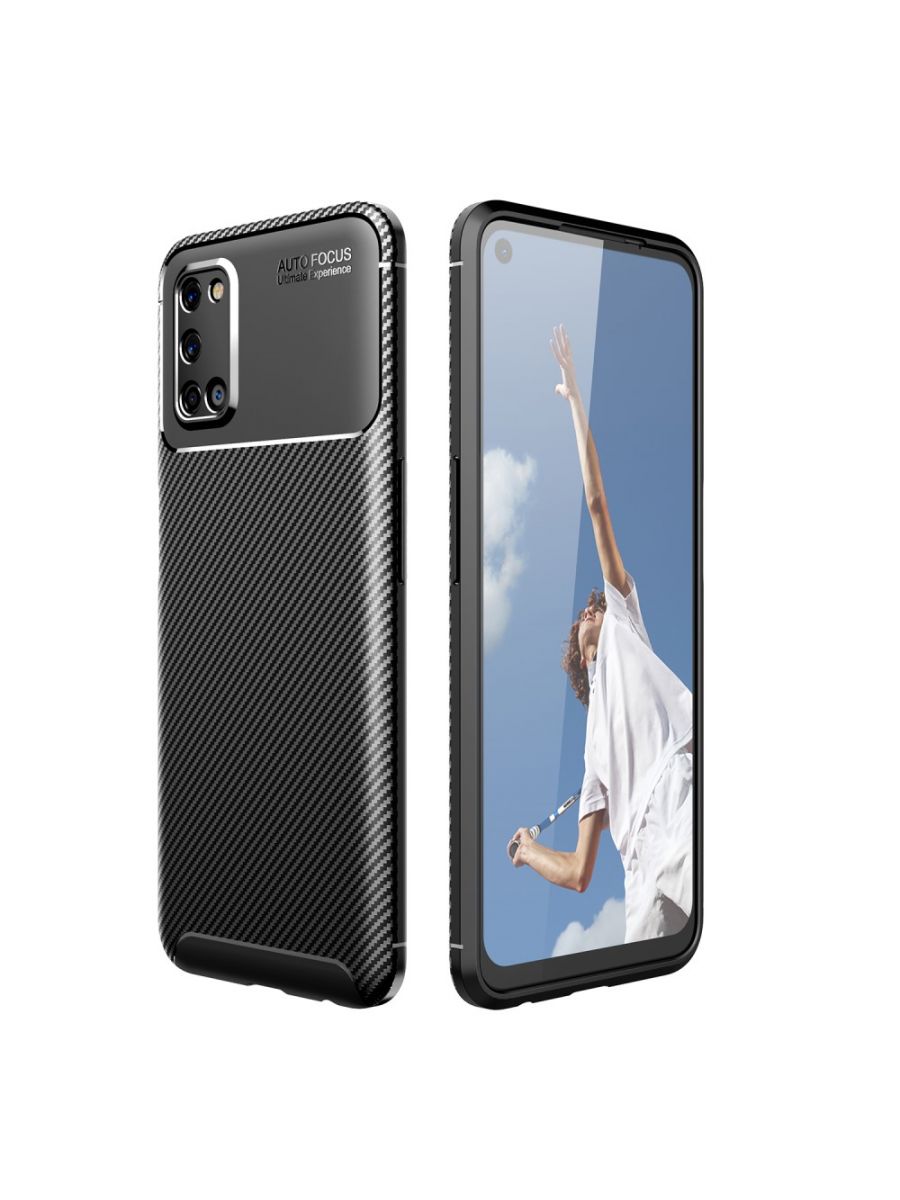 

Силиконовый чехол Beetle на Oppo A52/A92/A72 Черный