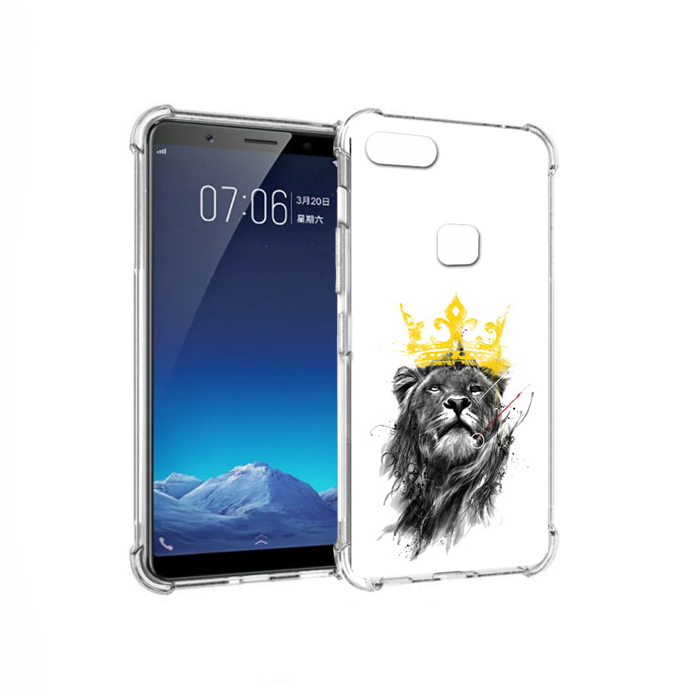 

Чехол MyPads Tocco для Vivo X20 король-лев (PT108350.433.391), Прозрачный, Tocco