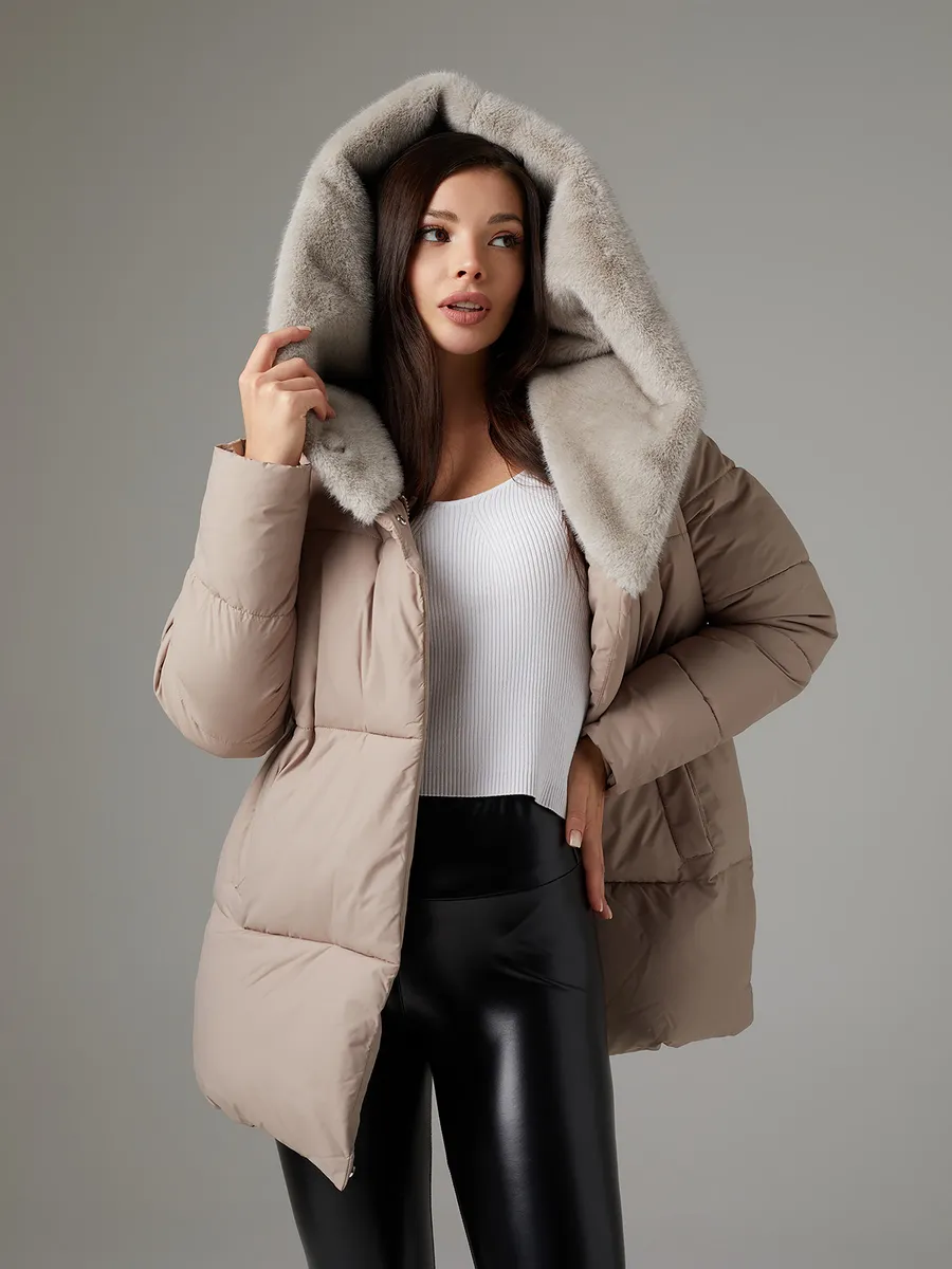 Куртка женская SAMI FASHION BK-351 бежевая XL 10730₽