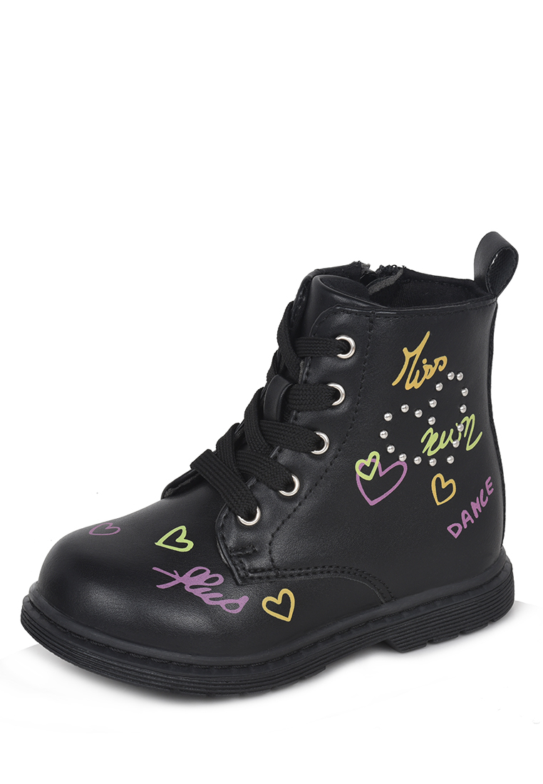 фото Ботинки детские honey girl yb21aw-75 черный р.26