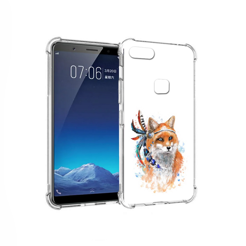 

Чехол MyPads Tocco для Vivo X20 инду лиса (PT108350.433.377), Прозрачный, Tocco
