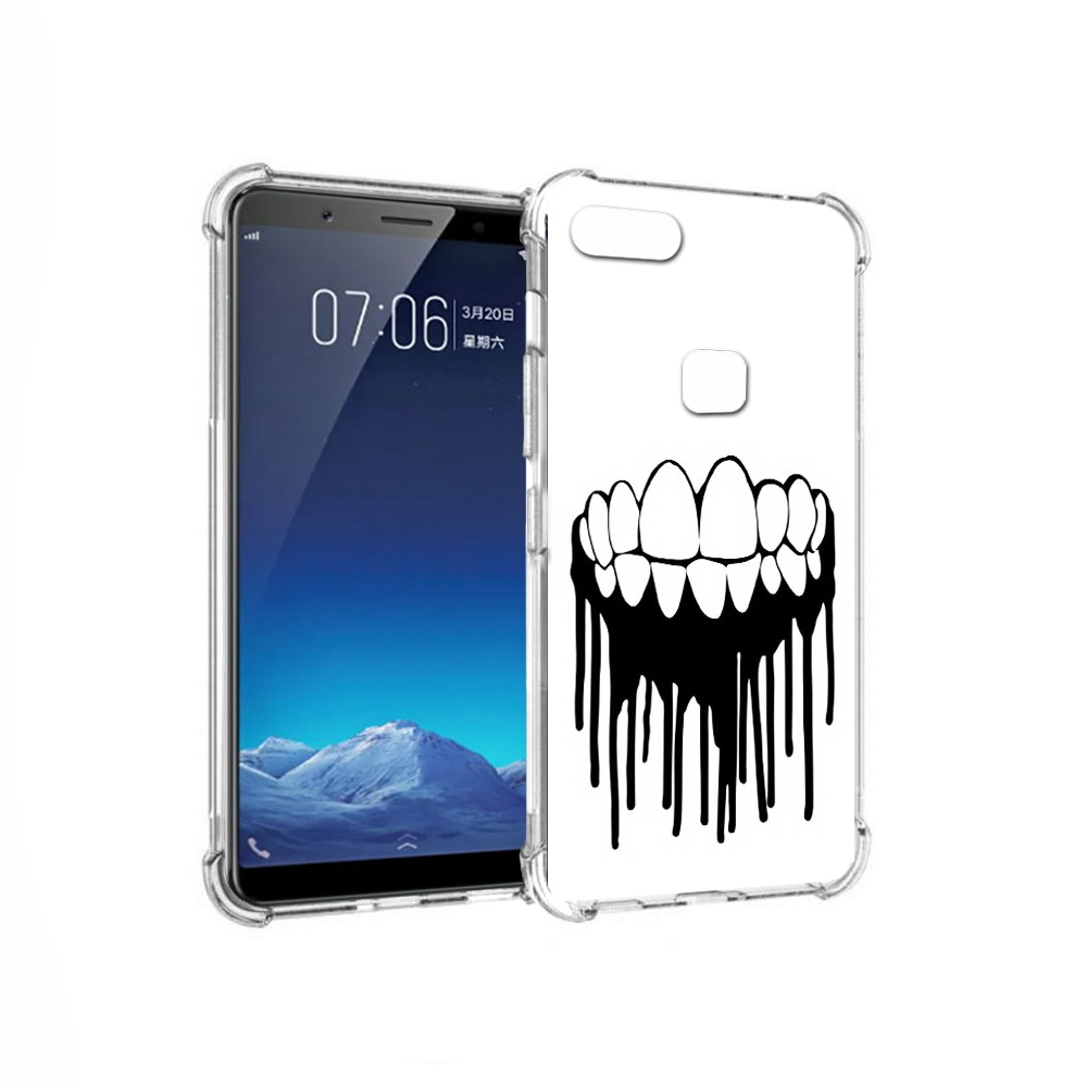 

Чехол MyPads Tocco для Vivo X20 зубы (PT108350.433.372), Прозрачный, Tocco
