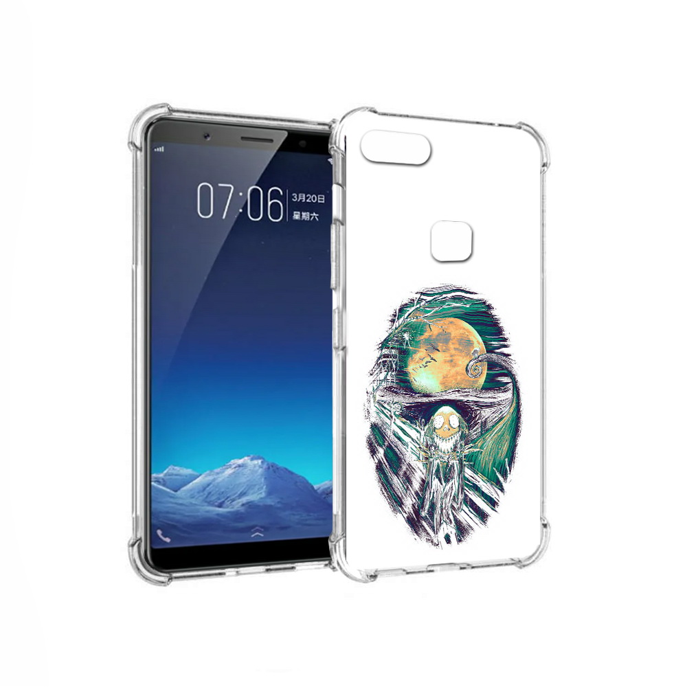 

Чехол MyPads Tocco для Vivo X20 зубастое существо абстракция (PT108350.433.370), Прозрачный, Tocco