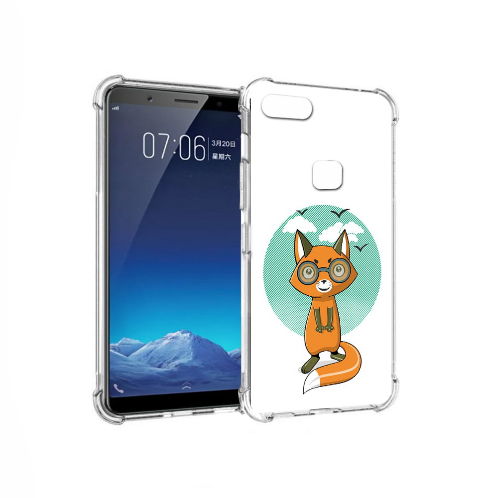 

Чехол MyPads Tocco для Vivo X20 задумчивая лиса (PT108350.433.348), Прозрачный, Tocco