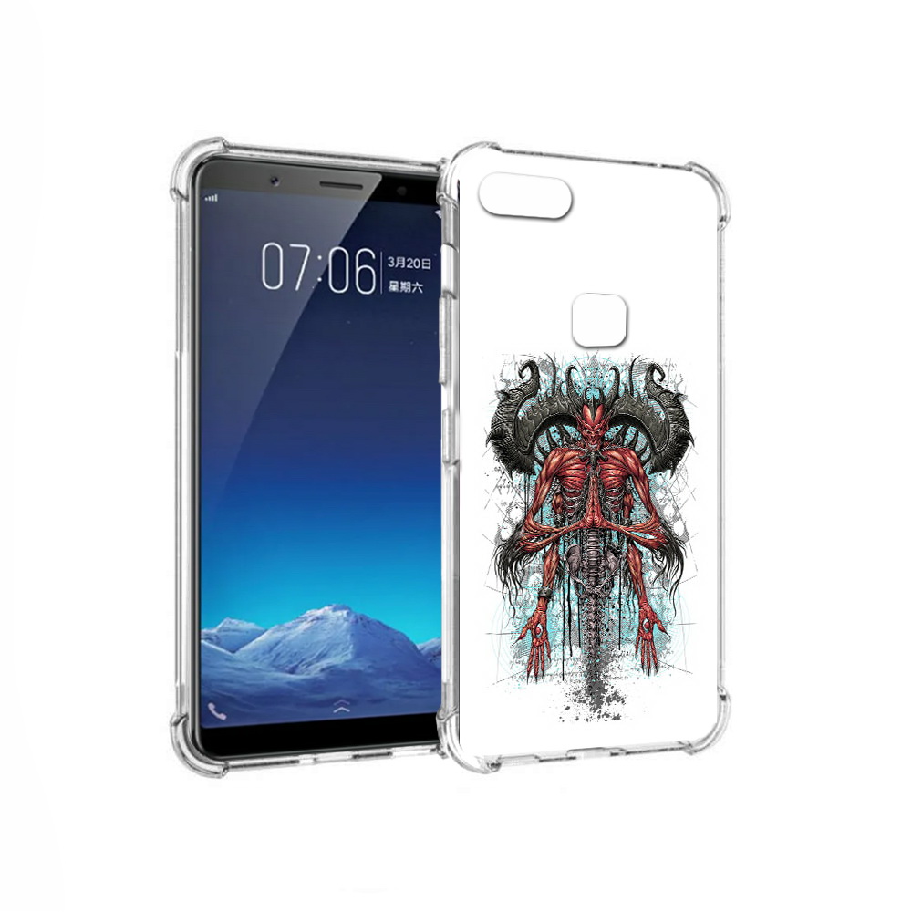 

Чехол MyPads Tocco для Vivo X20 дьявол (PT108350.433.340), Прозрачный, Tocco