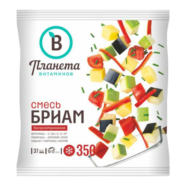 Овощная смесь Планета Витаминов Бриам 350 г 67₽