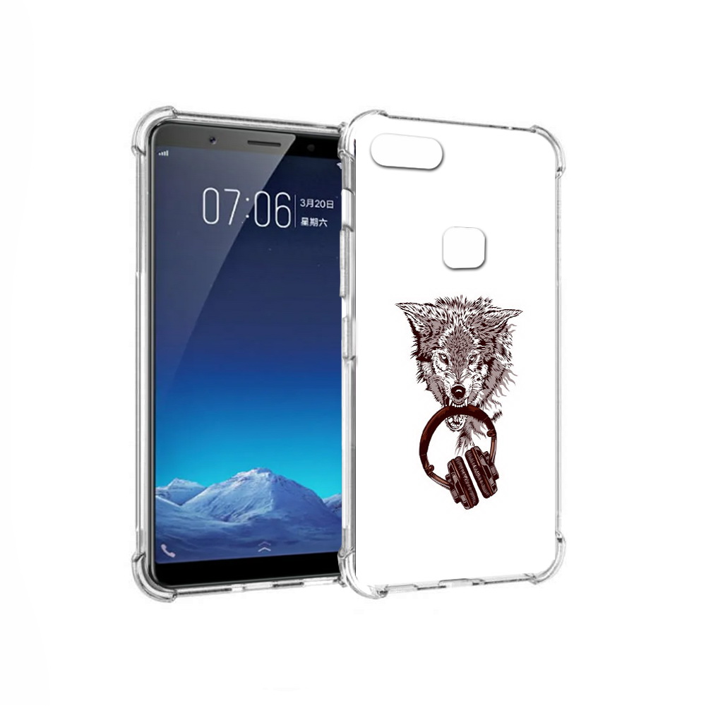 

Чехол MyPads Tocco для Vivo X20 дикий волк (PT108350.433.325), Прозрачный, Tocco