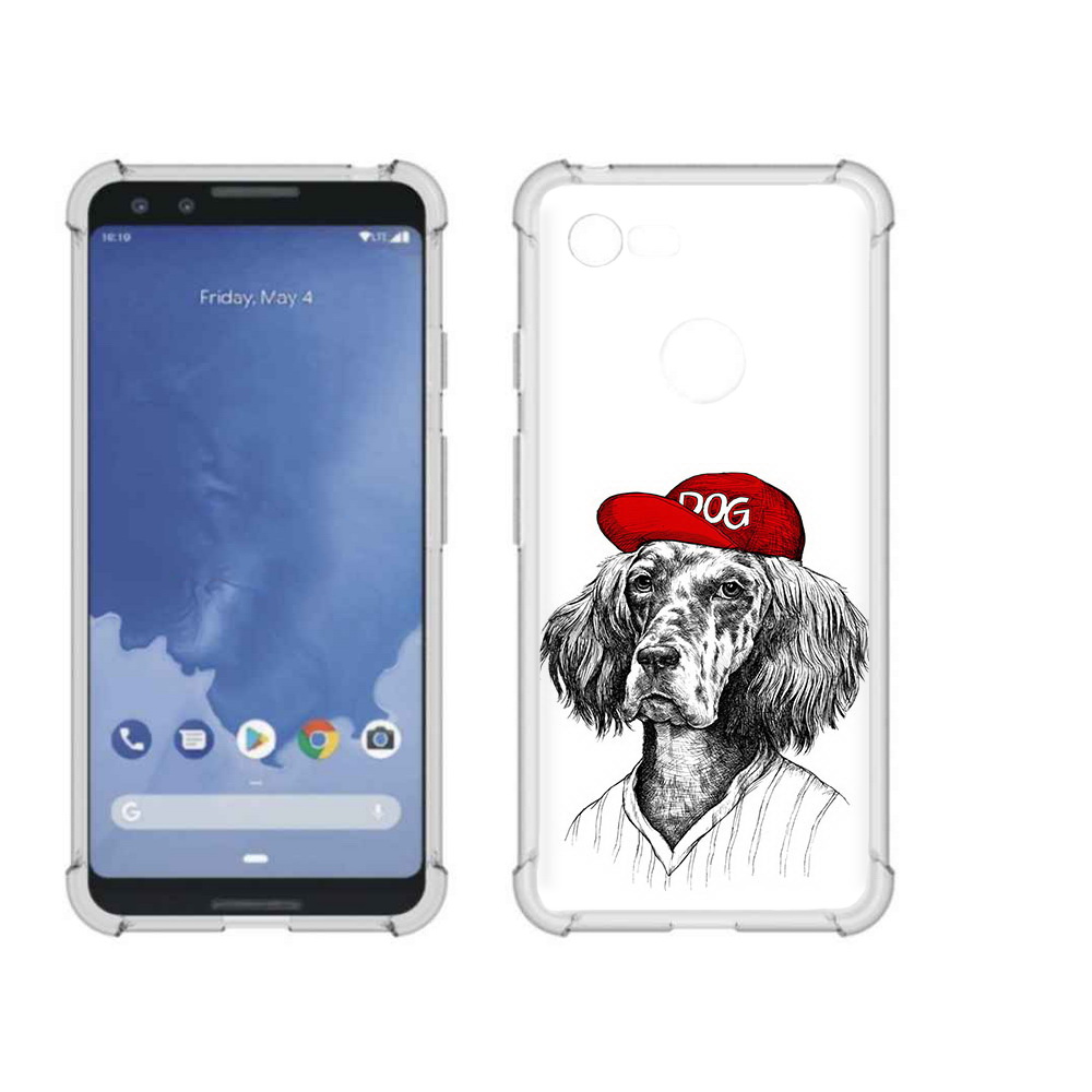 

Чехол MyPads Tocco для Google Pixel 3 дог, Прозрачный, Tocco