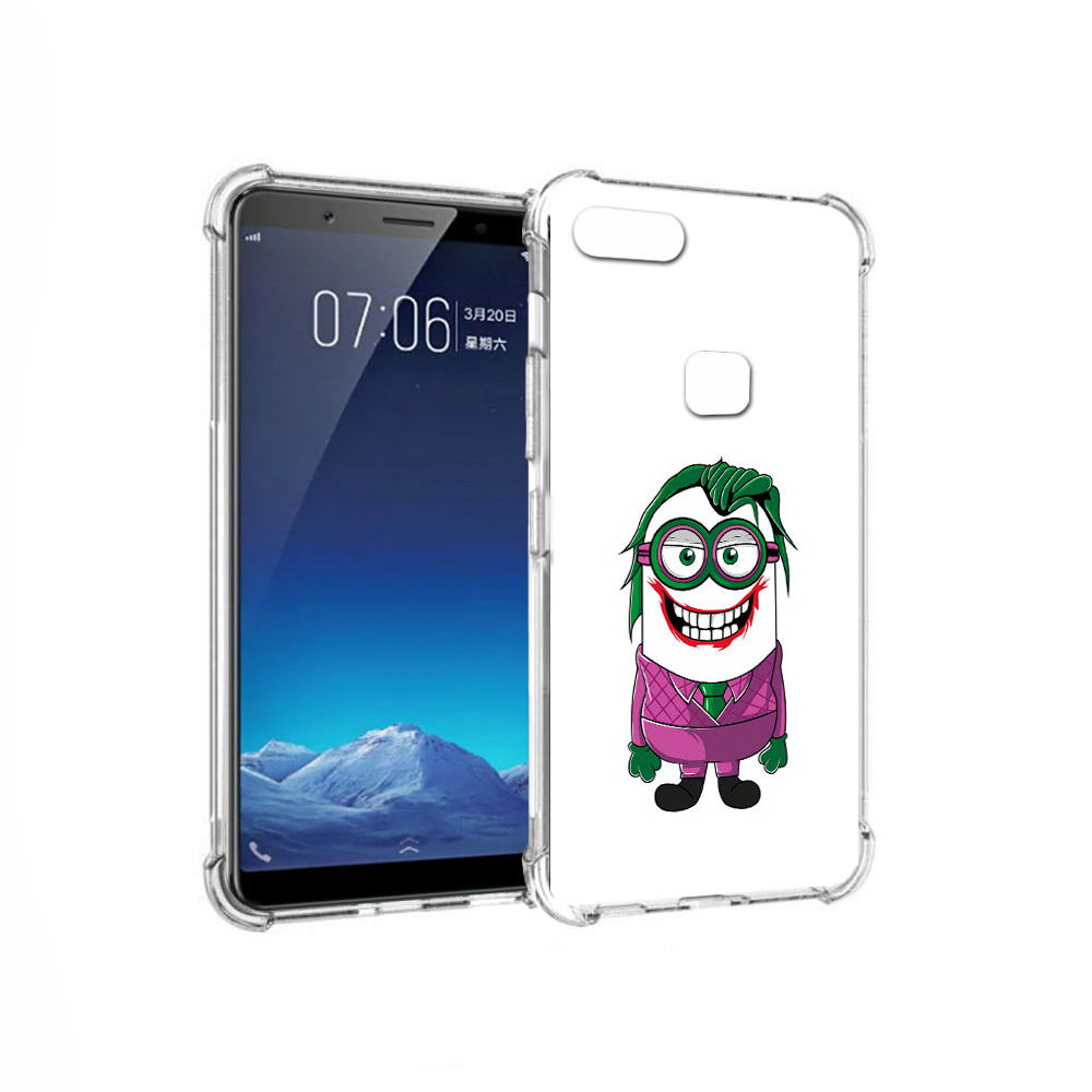 

Чехол MyPads Tocco для Vivo X20 джокер миньон (PT108350.433.322), Прозрачный, Tocco
